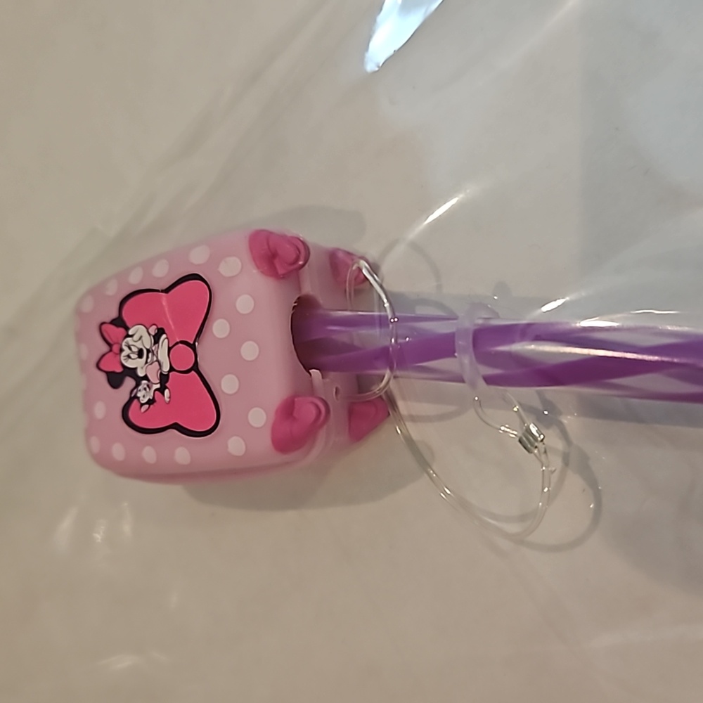 Mini Brands Minnie Mouse suitcase straw topper